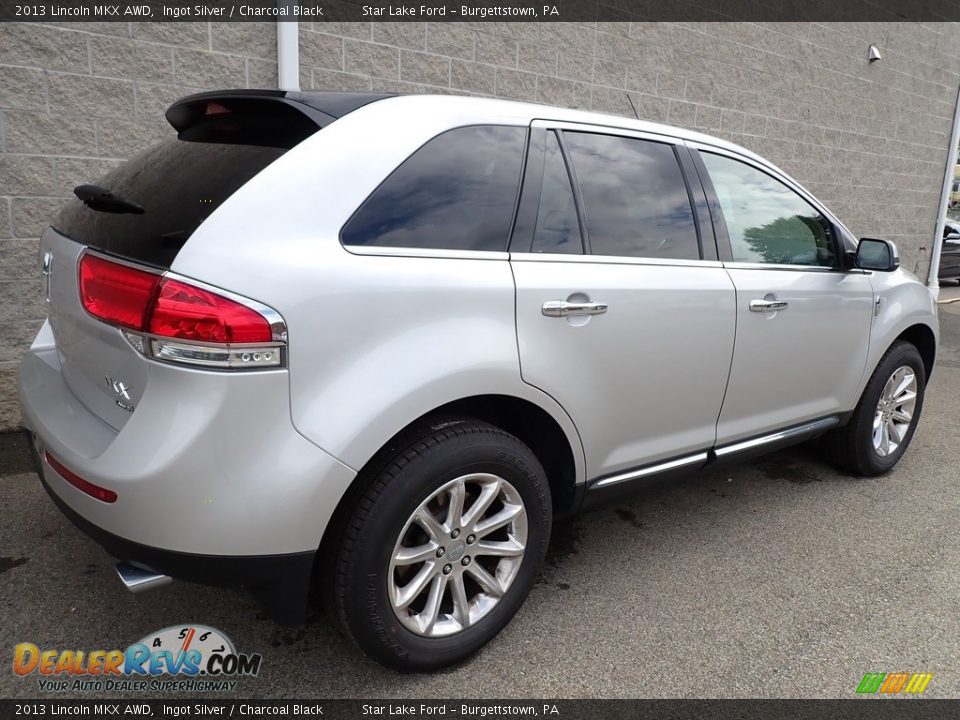 2013 Lincoln MKX AWD Ingot Silver / Charcoal Black Photo #3