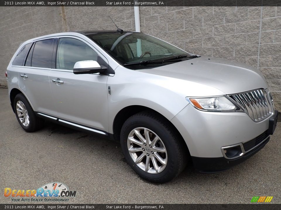 2013 Lincoln MKX AWD Ingot Silver / Charcoal Black Photo #4