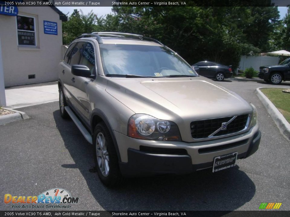 2005 Volvo XC90 T6 AWD Ash Gold Metallic / Taupe Photo #8