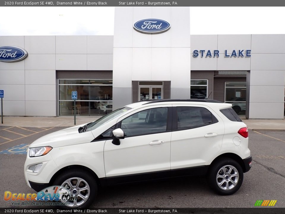 2020 Ford EcoSport SE 4WD Diamond White / Ebony Black Photo #1