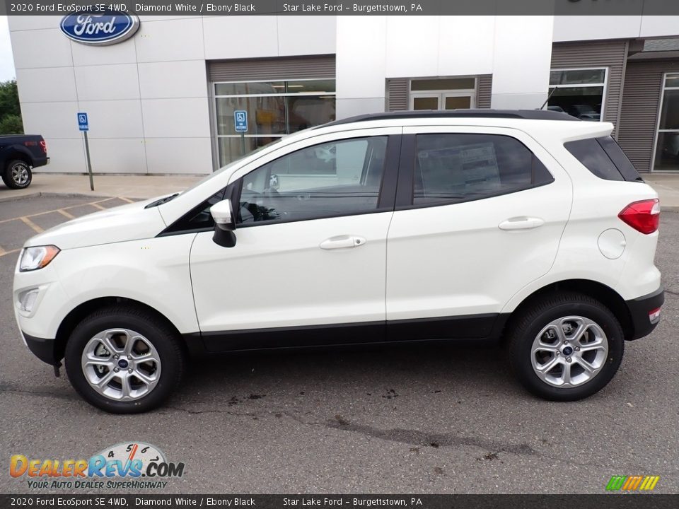 2020 Ford EcoSport SE 4WD Diamond White / Ebony Black Photo #2