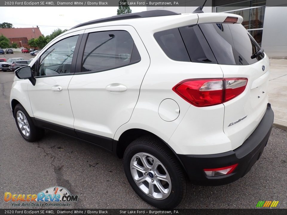 2020 Ford EcoSport SE 4WD Diamond White / Ebony Black Photo #3