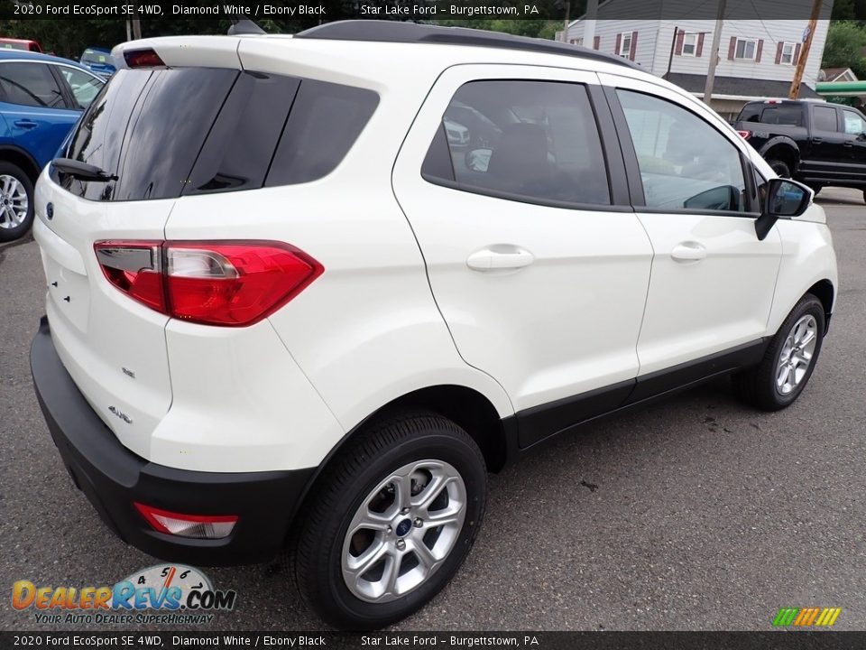 2020 Ford EcoSport SE 4WD Diamond White / Ebony Black Photo #6