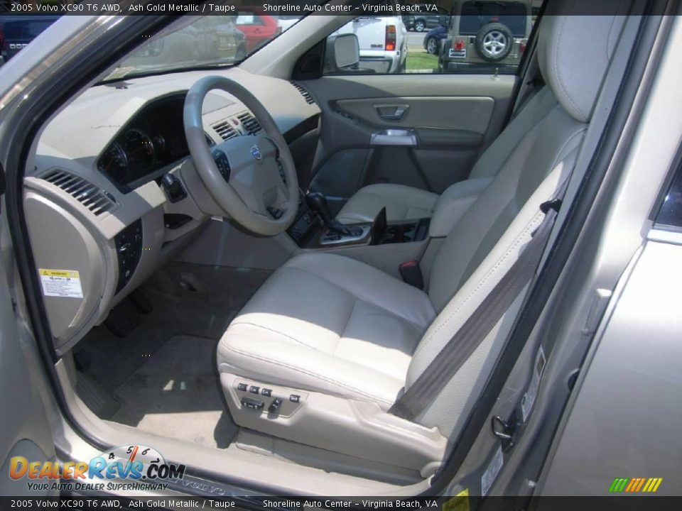2005 Volvo XC90 T6 AWD Ash Gold Metallic / Taupe Photo #9
