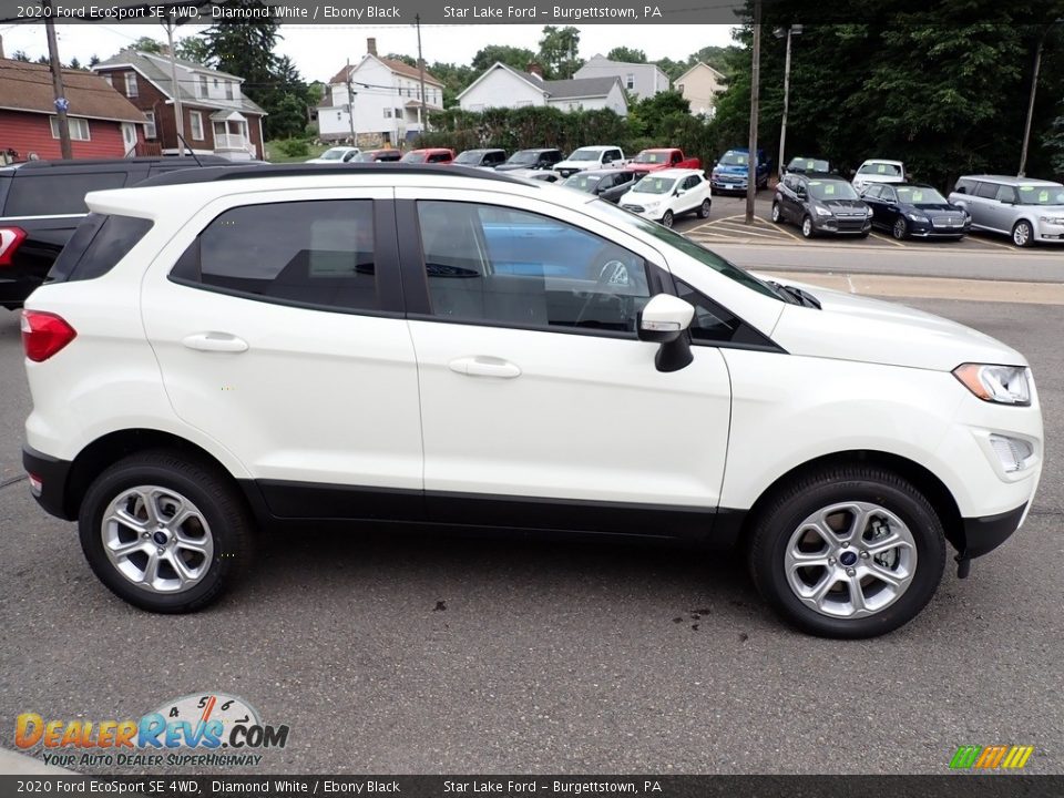 2020 Ford EcoSport SE 4WD Diamond White / Ebony Black Photo #7