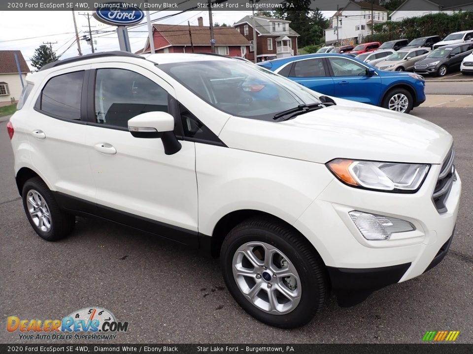 2020 Ford EcoSport SE 4WD Diamond White / Ebony Black Photo #8