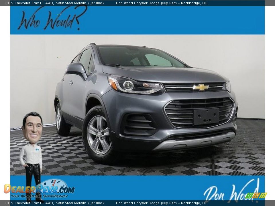 2019 Chevrolet Trax LT AWD Satin Steel Metallic / Jet Black Photo #1