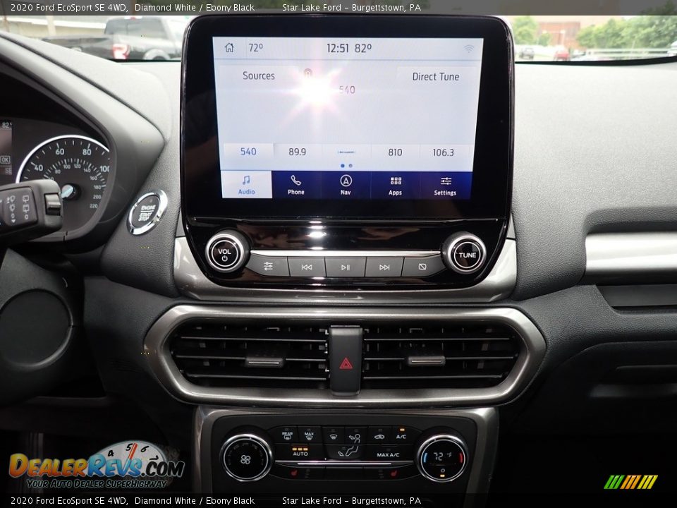 2020 Ford EcoSport SE 4WD Diamond White / Ebony Black Photo #20