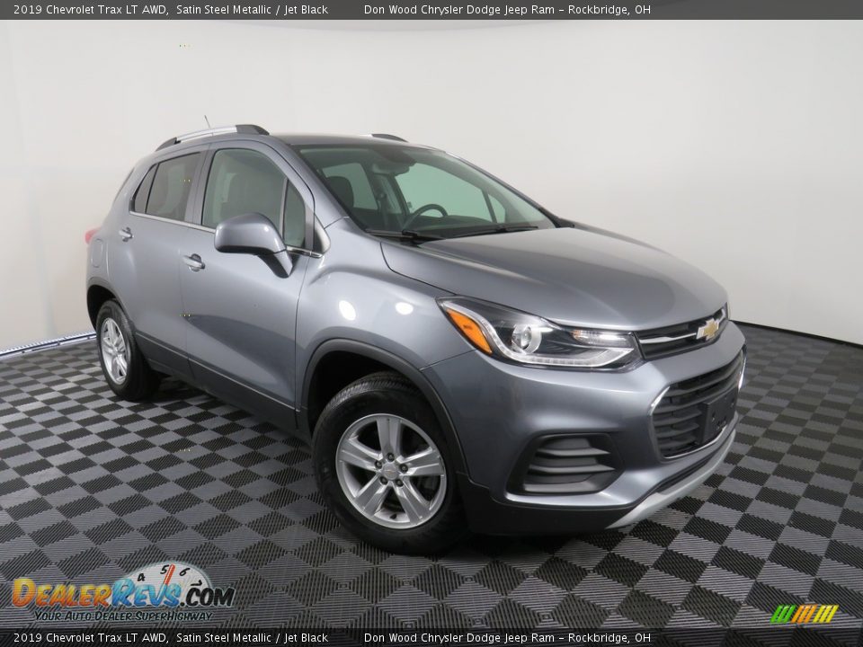 2019 Chevrolet Trax LT AWD Satin Steel Metallic / Jet Black Photo #3