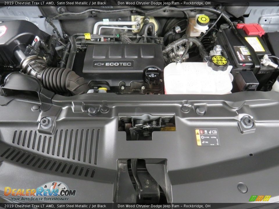 2019 Chevrolet Trax LT AWD Satin Steel Metallic / Jet Black Photo #7
