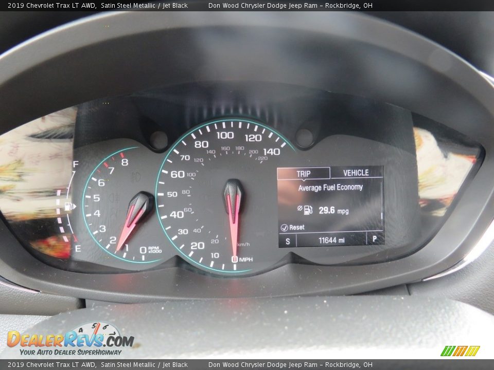 2019 Chevrolet Trax LT AWD Satin Steel Metallic / Jet Black Photo #21