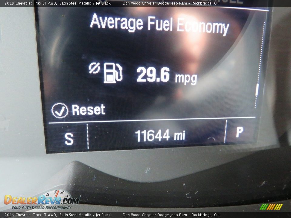 2019 Chevrolet Trax LT AWD Satin Steel Metallic / Jet Black Photo #22