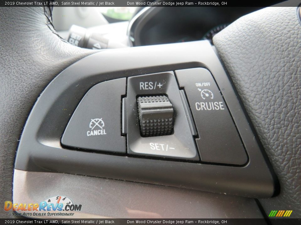 2019 Chevrolet Trax LT AWD Satin Steel Metallic / Jet Black Photo #24