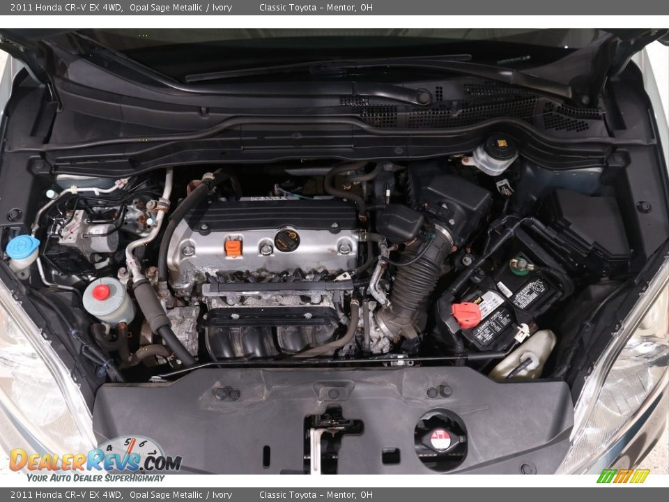 2011 Honda CR-V EX 4WD Opal Sage Metallic / Ivory Photo #19