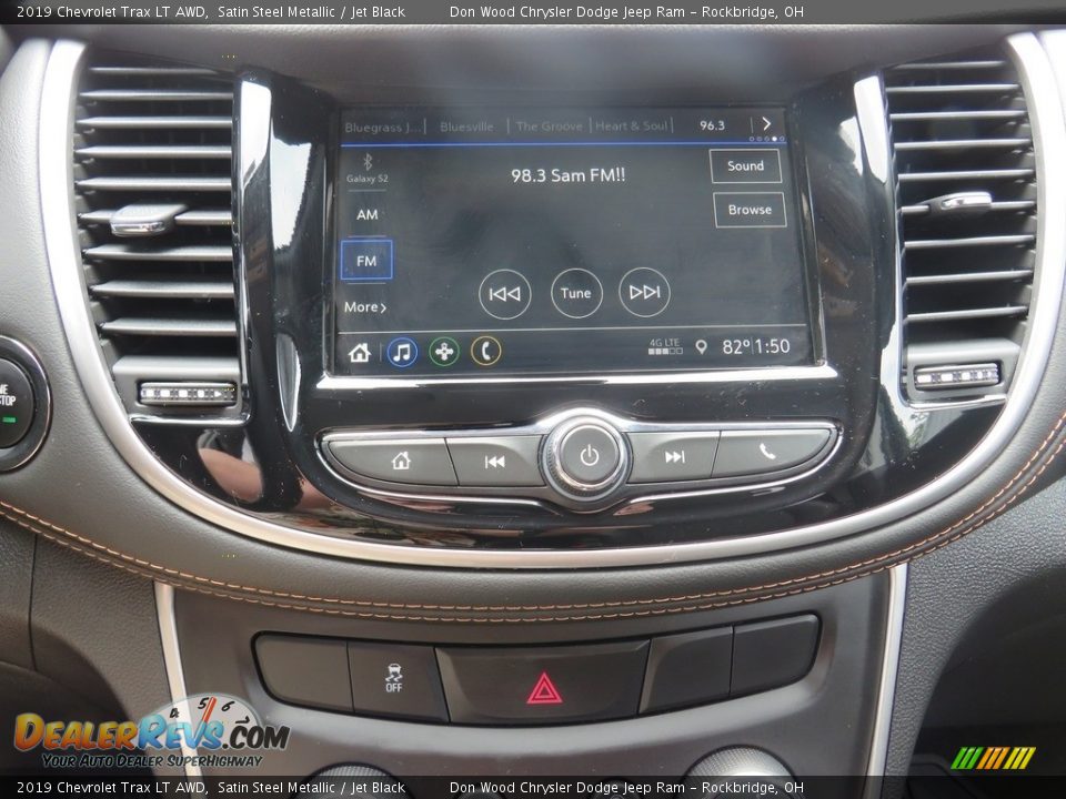 2019 Chevrolet Trax LT AWD Satin Steel Metallic / Jet Black Photo #27