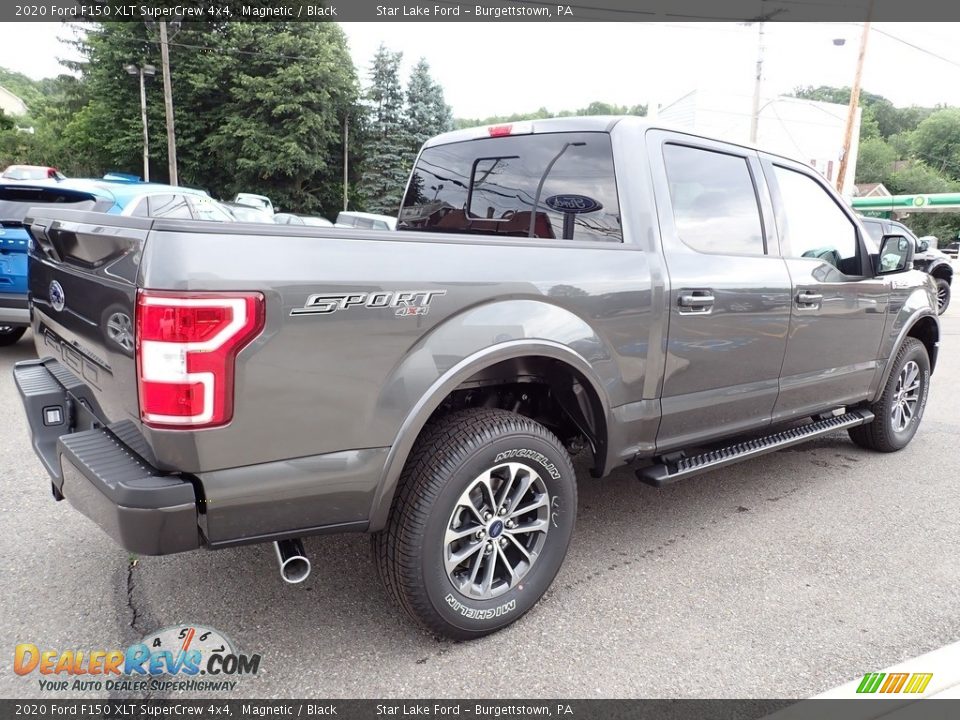 2020 Ford F150 XLT SuperCrew 4x4 Magnetic / Black Photo #6