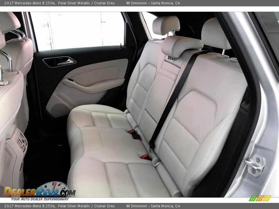 2017 Mercedes-Benz B 250e Polar Silver Metallic / Crystal Grey Photo #15