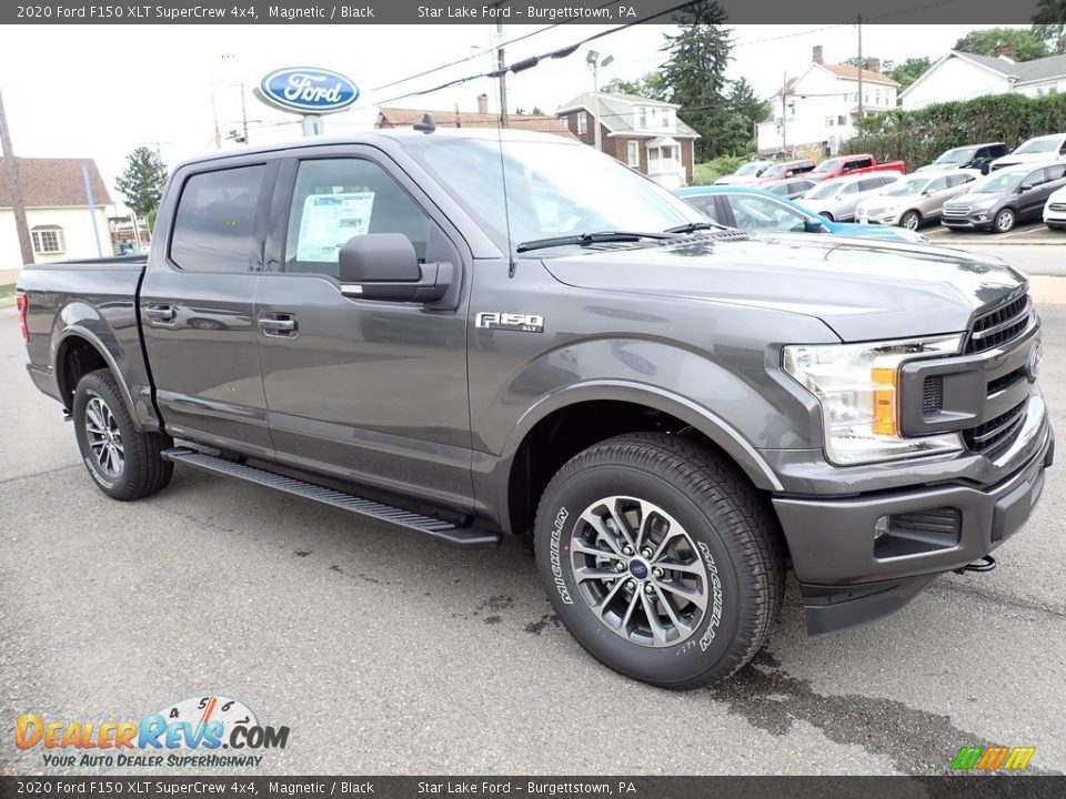 2020 Ford F150 XLT SuperCrew 4x4 Magnetic / Black Photo #8
