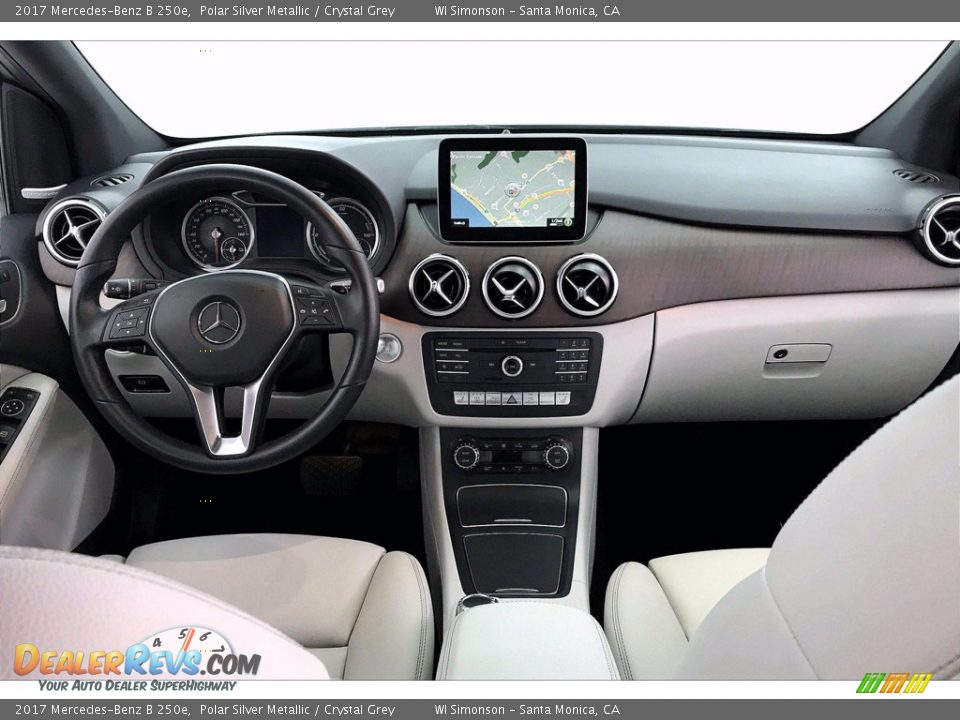 2017 Mercedes-Benz B 250e Polar Silver Metallic / Crystal Grey Photo #17