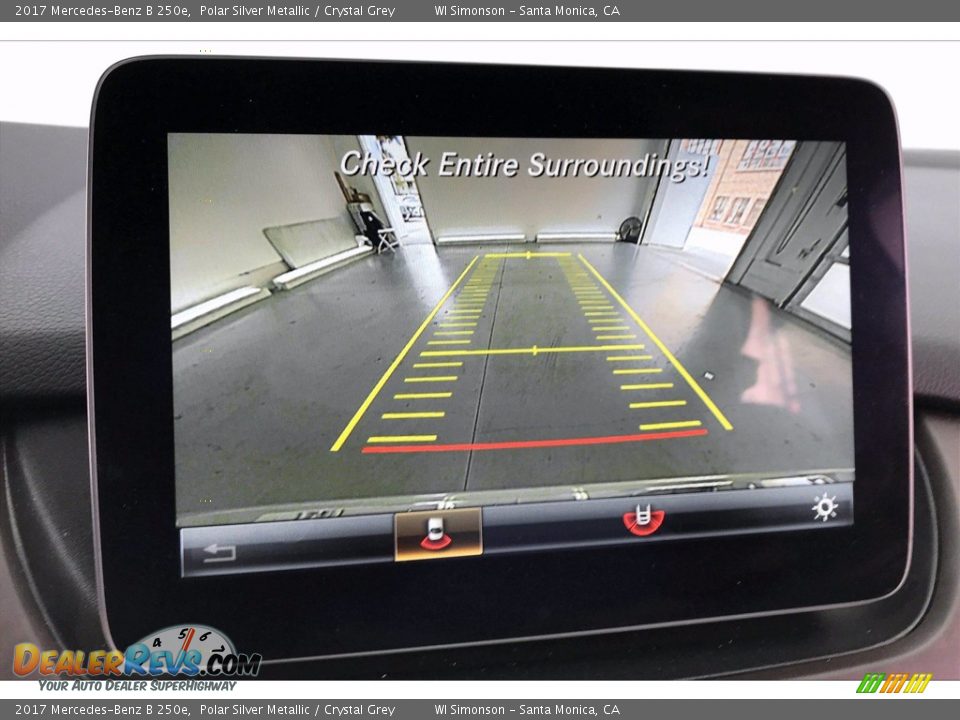 2017 Mercedes-Benz B 250e Polar Silver Metallic / Crystal Grey Photo #21