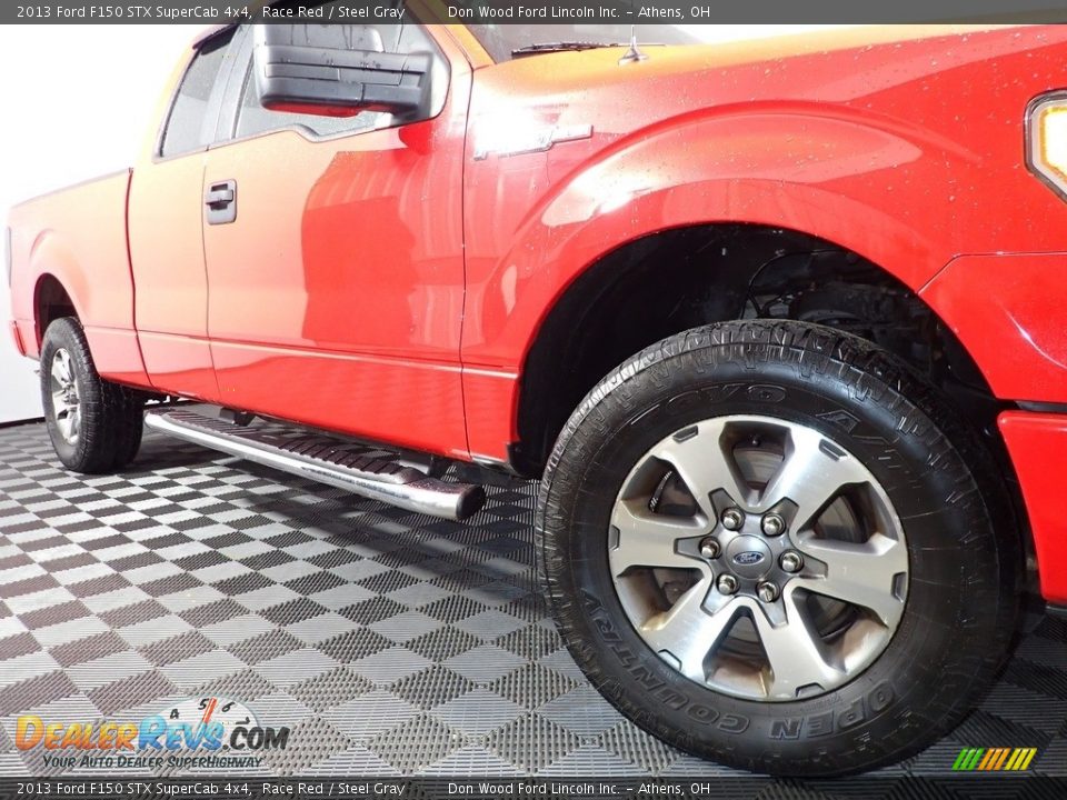 2013 Ford F150 STX SuperCab 4x4 Race Red / Steel Gray Photo #3