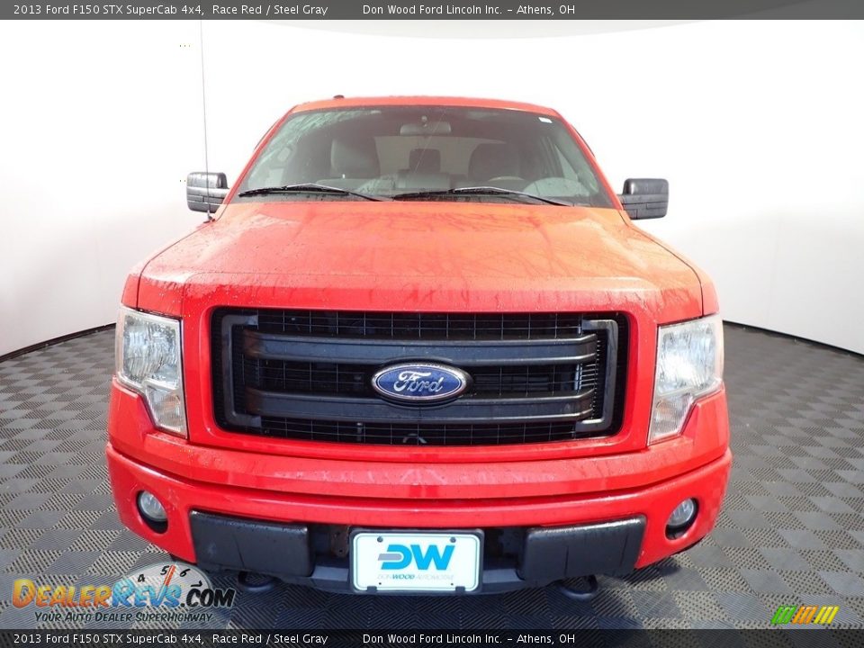 2013 Ford F150 STX SuperCab 4x4 Race Red / Steel Gray Photo #4