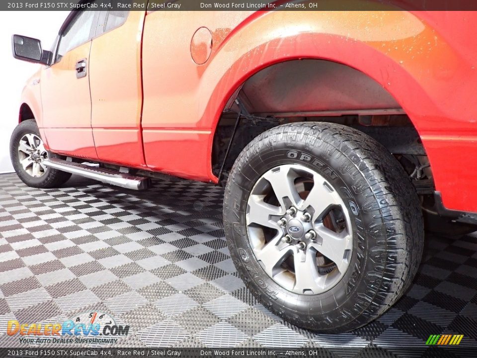 2013 Ford F150 STX SuperCab 4x4 Race Red / Steel Gray Photo #8