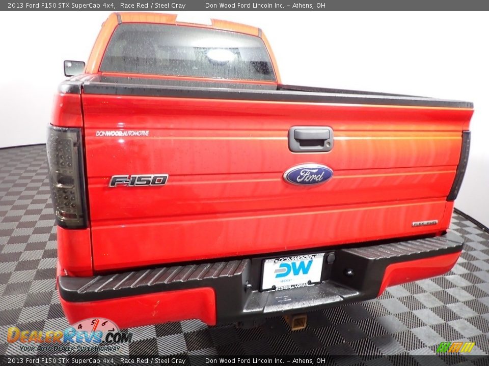 2013 Ford F150 STX SuperCab 4x4 Race Red / Steel Gray Photo #9