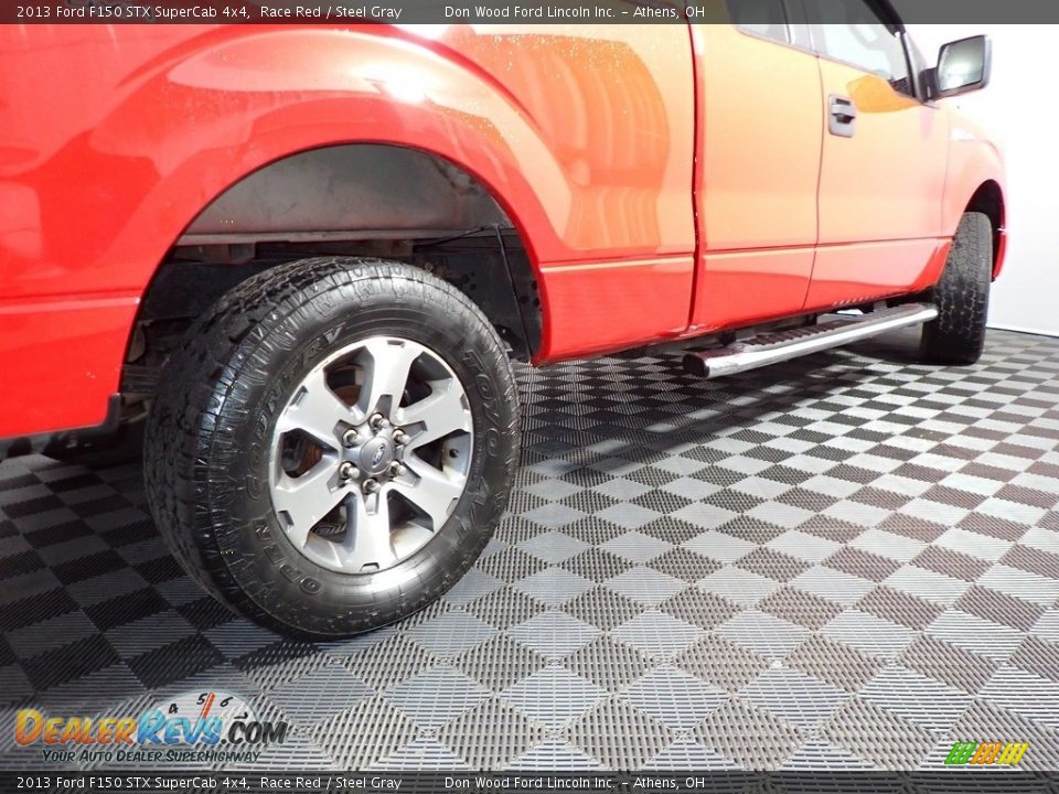 2013 Ford F150 STX SuperCab 4x4 Race Red / Steel Gray Photo #12