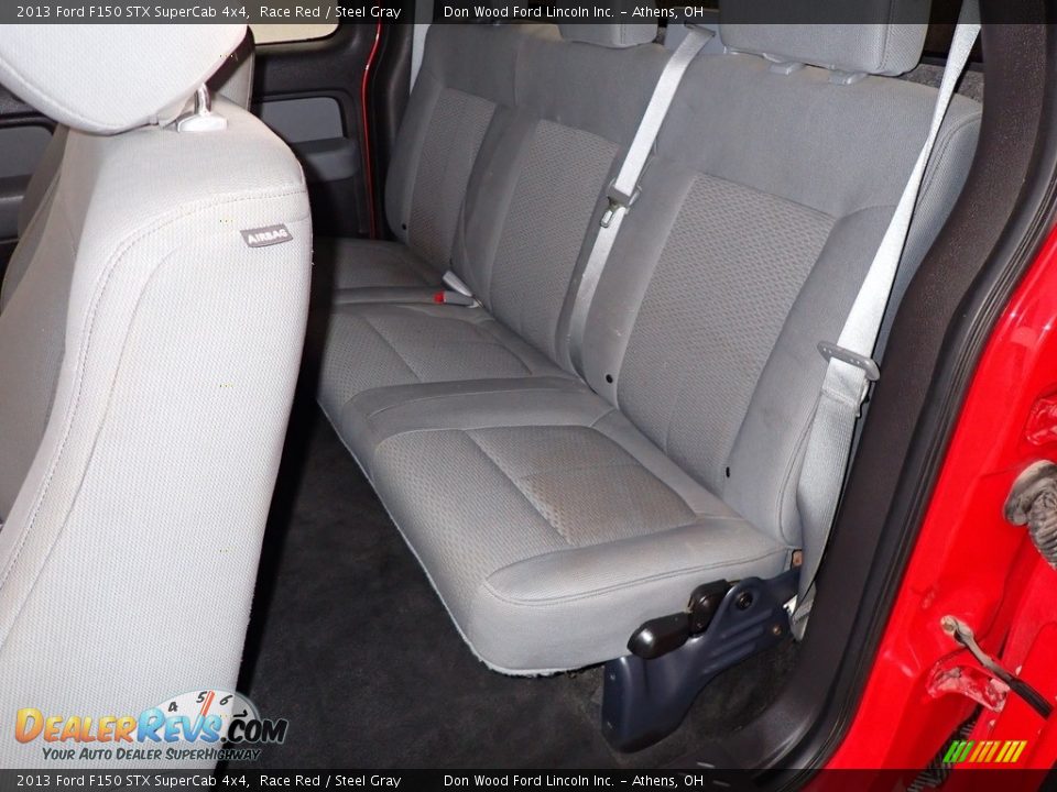 2013 Ford F150 STX SuperCab 4x4 Race Red / Steel Gray Photo #16