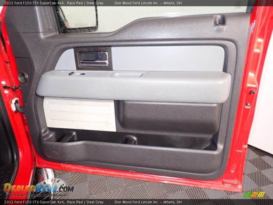 2013 Ford F150 STX SuperCab 4x4 Race Red / Steel Gray Photo #17