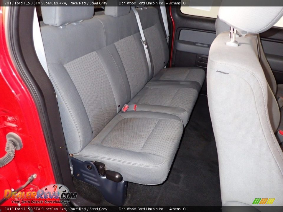 2013 Ford F150 STX SuperCab 4x4 Race Red / Steel Gray Photo #19