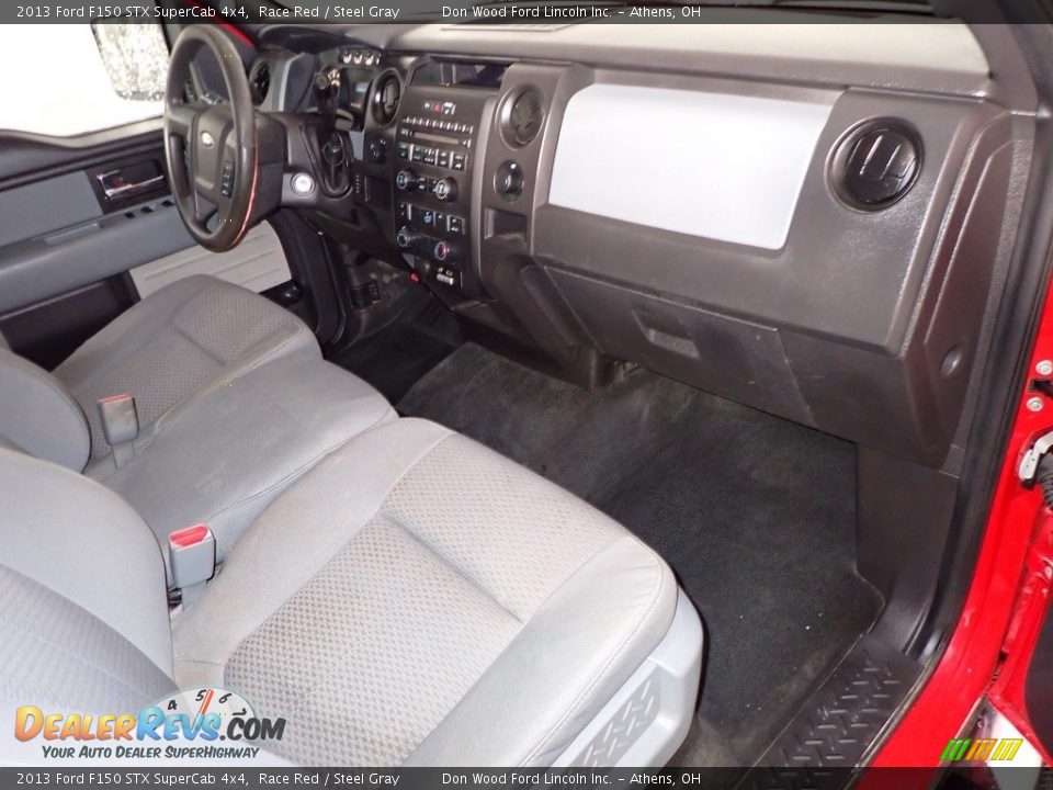 2013 Ford F150 STX SuperCab 4x4 Race Red / Steel Gray Photo #20