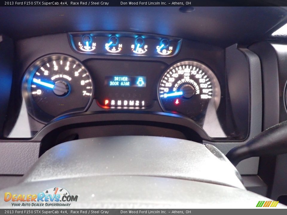 2013 Ford F150 STX SuperCab 4x4 Race Red / Steel Gray Photo #21