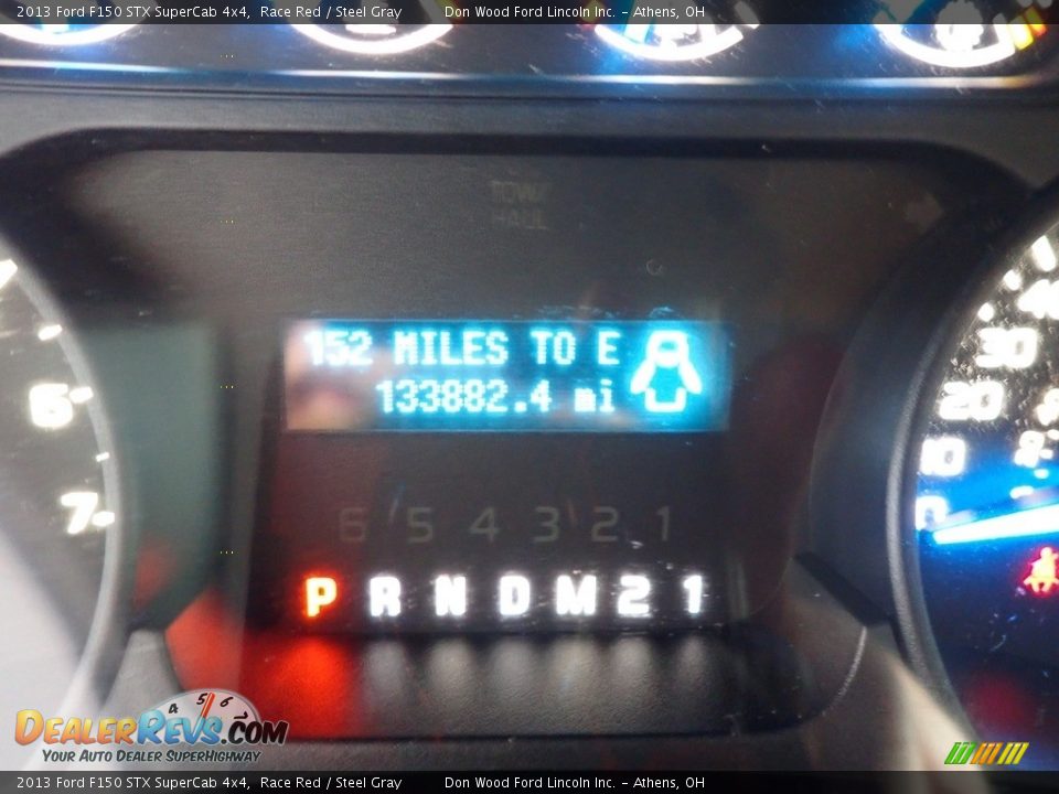 2013 Ford F150 STX SuperCab 4x4 Race Red / Steel Gray Photo #22