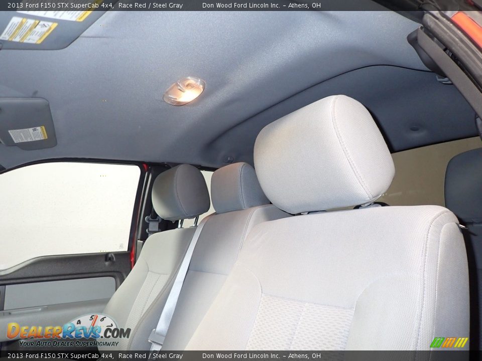 2013 Ford F150 STX SuperCab 4x4 Race Red / Steel Gray Photo #25