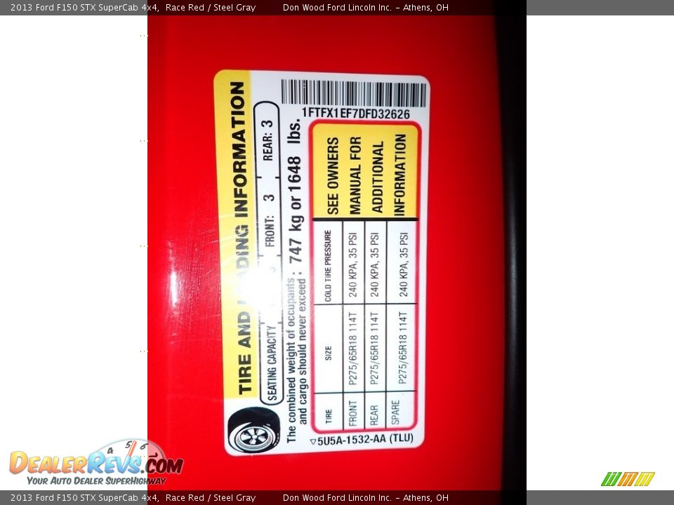 2013 Ford F150 STX SuperCab 4x4 Race Red / Steel Gray Photo #26