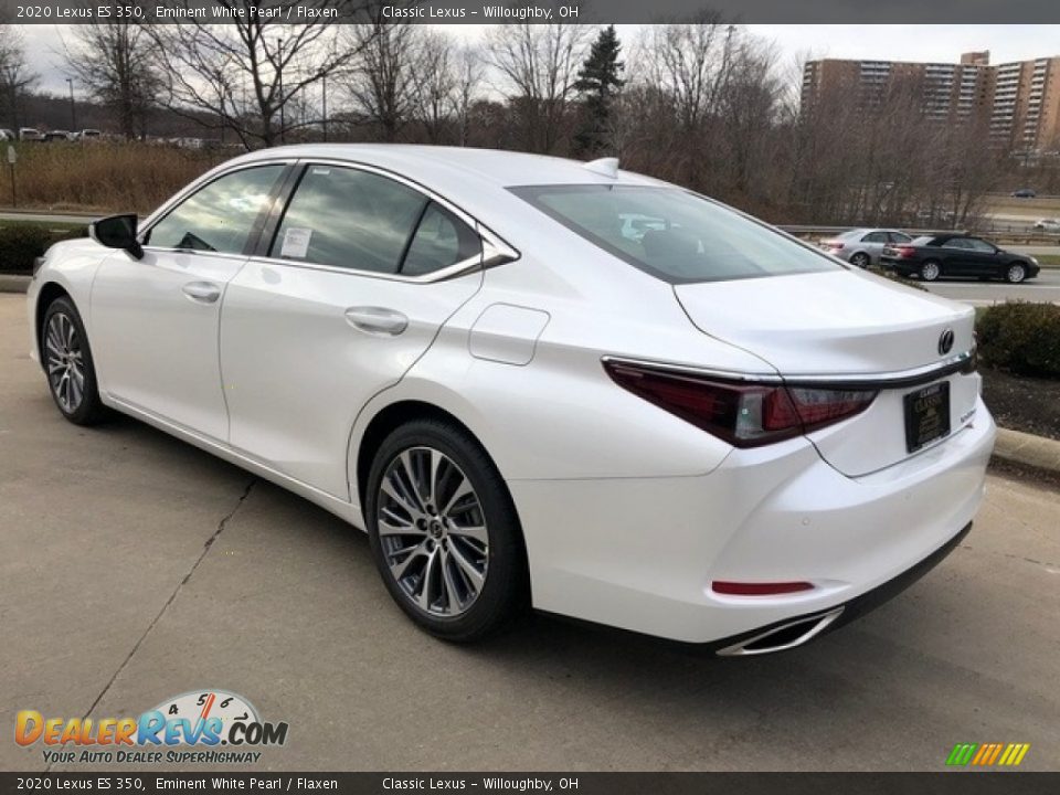 2020 Lexus ES 350 Eminent White Pearl / Flaxen Photo #4