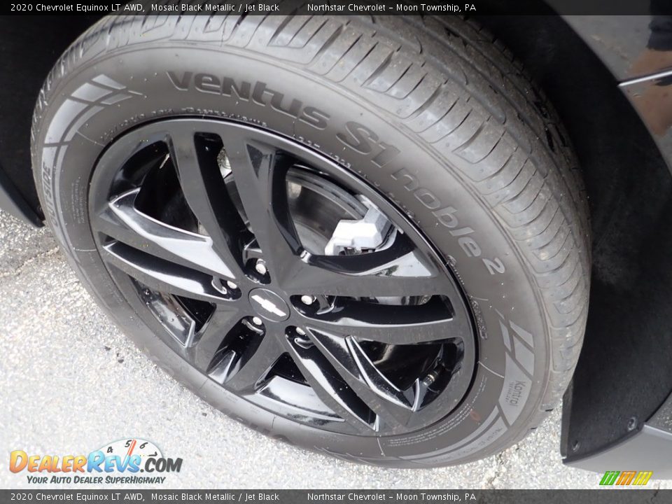 2020 Chevrolet Equinox LT AWD Mosaic Black Metallic / Jet Black Photo #10