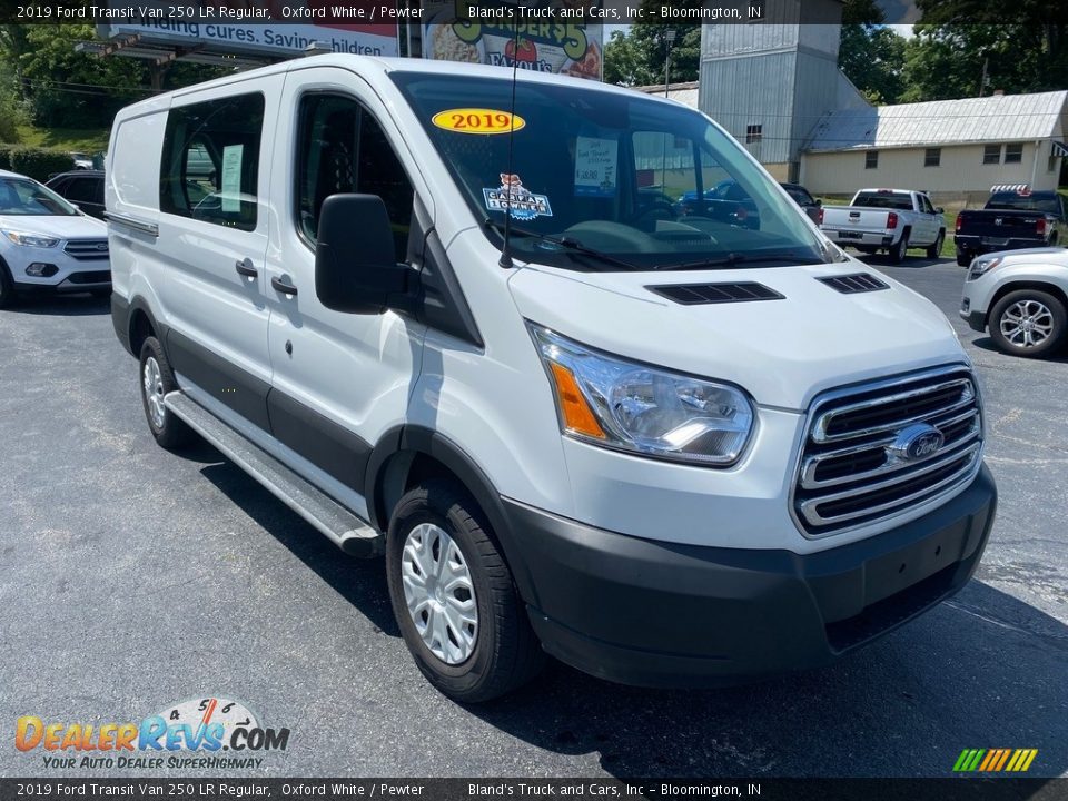 2019 Ford Transit Van 250 LR Regular Oxford White / Pewter Photo #4