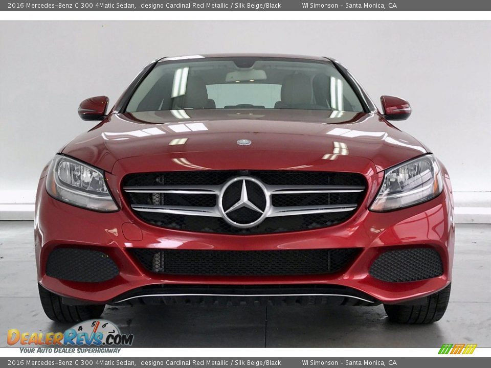 2016 Mercedes-Benz C 300 4Matic Sedan designo Cardinal Red Metallic / Silk Beige/Black Photo #2