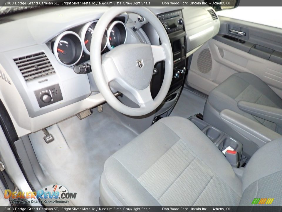 2008 Dodge Grand Caravan SE Bright Silver Metallic / Medium Slate Gray/Light Shale Photo #19