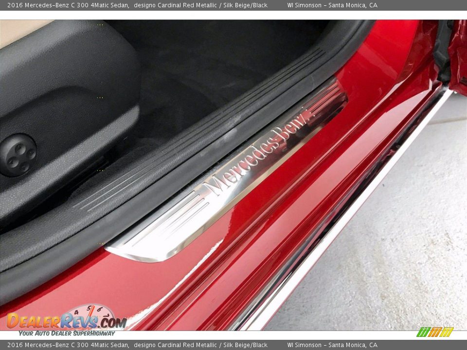2016 Mercedes-Benz C 300 4Matic Sedan designo Cardinal Red Metallic / Silk Beige/Black Photo #29
