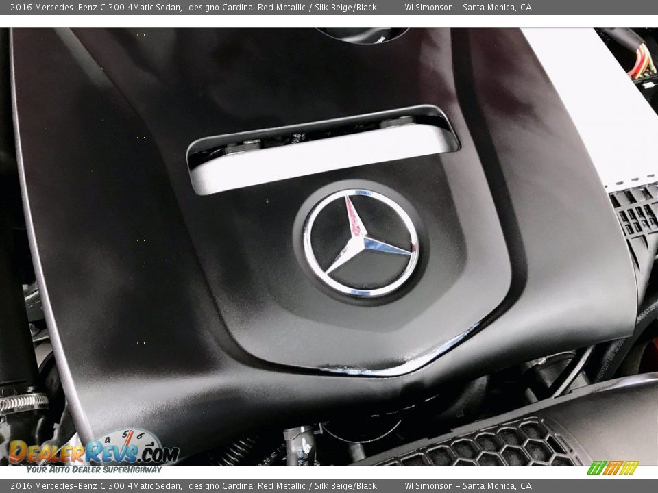 2016 Mercedes-Benz C 300 4Matic Sedan designo Cardinal Red Metallic / Silk Beige/Black Photo #31