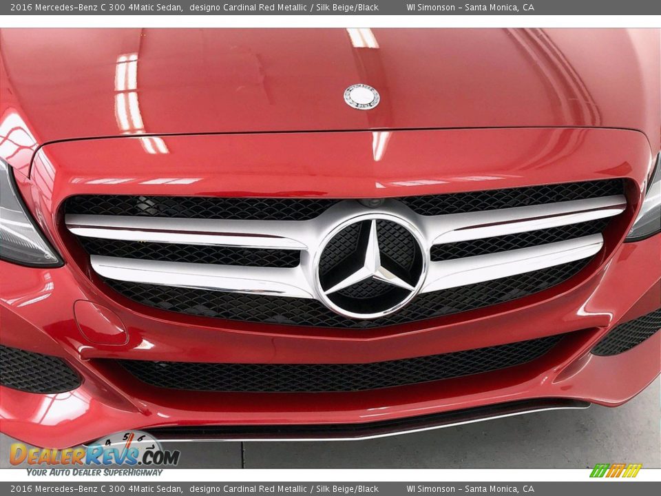 2016 Mercedes-Benz C 300 4Matic Sedan designo Cardinal Red Metallic / Silk Beige/Black Photo #33