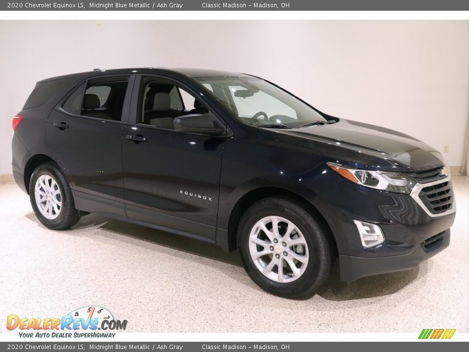 2020 Chevrolet Equinox LS Midnight Blue Metallic / Ash Gray Photo #1