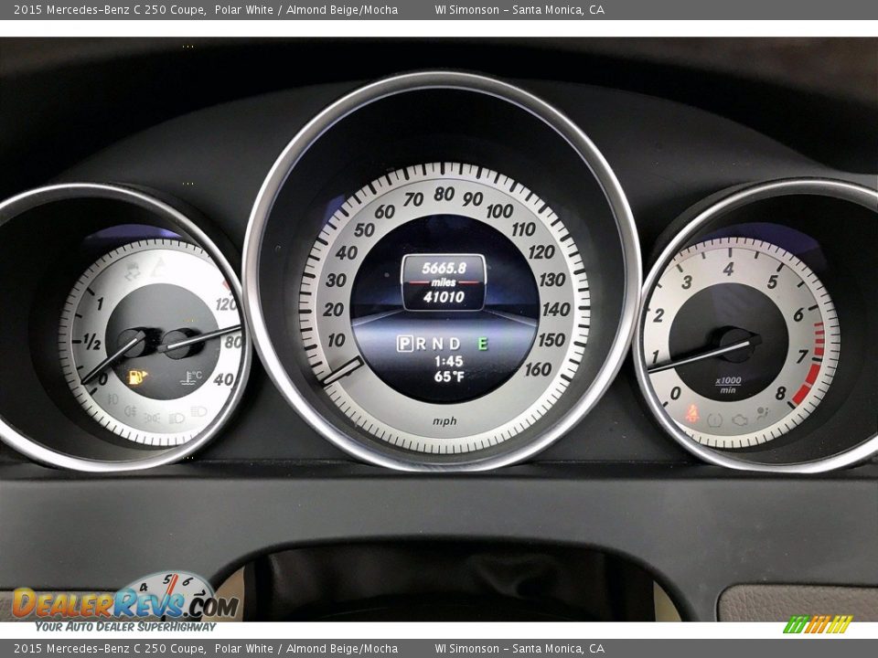 2015 Mercedes-Benz C 250 Coupe Gauges Photo #20