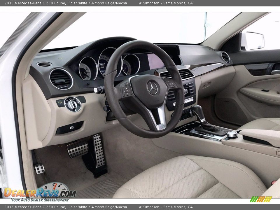 Almond Beige/Mocha Interior - 2015 Mercedes-Benz C 250 Coupe Photo #22