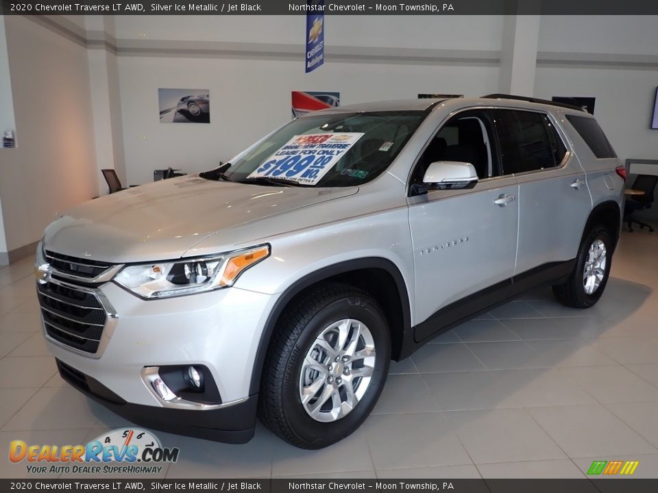 2020 Chevrolet Traverse LT AWD Silver Ice Metallic / Jet Black Photo #1