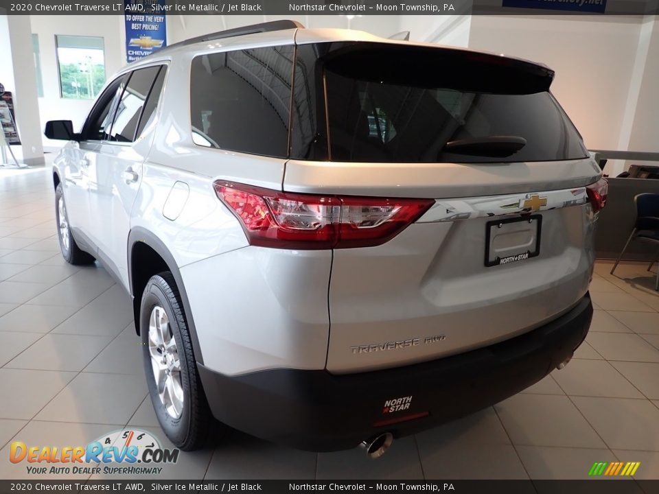 2020 Chevrolet Traverse LT AWD Silver Ice Metallic / Jet Black Photo #4